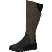 Softinos Damen Stiefel schwarz/braun