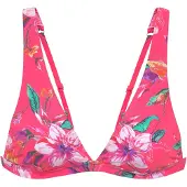 LASCANA Triangel-Bikini-Top "Malia", mit tropischem Print