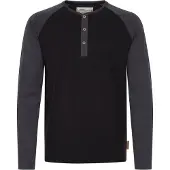 INDICODE JEANS Rundhalsshirt IDWinston in Schwarz | Gr.: XL