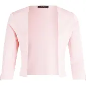 Vera Mont Bolero "Strickbolero langarm", Damen, Gr. XXL, rosa (foggy rose), Obermaterial: 62% Viskose CV. 34% Polyamid PA. 4% Elasthan EL., Strickjacken Bolero