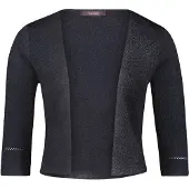 Vera Mont Bolero "Strickbolero ohne Verschluss", Damen, Gr. XS, blau (dunkelblau, dunkelblau), Obermaterial: 80% Viskose CV. 20% Polyester PES., Strickjacken Bolero, Topseller