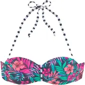 Venice beach Bandeau-Bikini-Top "Summer" mit geraffter Mitte