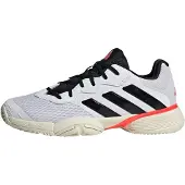 Adidas Tennisschuhe Barricade Allcourt 2024 weiss/schwarz/orange Kinder