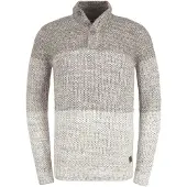 !Solid Troyer SOLID "Troyer SDAfton", Herren, Gr. L, grau (gray melange), Obermaterial: 100% Polyacryl PAN., Pullover Troyer