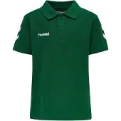 Hummel Kinder Poloshirt Go Kids Cotton Polo 203521-6140 128 - Evergreen - 128