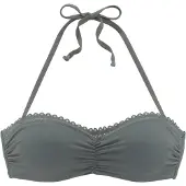 s.Oliver Bügel-Bandeau-Bikini-Top "Aiko" mit Häkeloptik