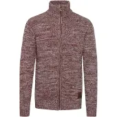 !Solid Strickjacke SOLID "Strickjacke SDPomeroy", Herren, Gr. XL, rot (wine rot m), Obermaterial: 100% Baumwolle CO., Strickjacken Strickjacke
