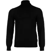 Armani Exchange für Herren. 8NZM3CZM8AZ1200 Schwarzer Rollkragenpullover (S), Lässig, Wolle