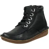 Clarks Knöchelschnürer in schwarz, Gr. 5.5