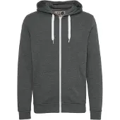!Solid Kapuzensweatjacke SOLID "Kapuzensweatjacke SDOlli", Herren, Gr. M, grau (med grau m), Obermaterial: 80% Polyester PES. 20% Baumwolle CO., Sweatjacken Kapuzensweatjacke