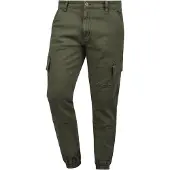 INDICODE JEANS Cargohose IDBromfield in Dunkelgrün | Gr.: XXL