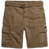 Superdry für Herren. M7110434A Cargo-Shorts Schweres Braun (32), Lässig, Baumwolle