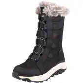 Rieker Stiefel bequem warm gefüttert in schwarz, Gr. 41
