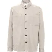 !Solid Langarmhemd SOLID "Langarmhemd SDFidel", Herren, Gr. M, N-Gr, beige (oatmeal), Obermaterial: 100% Baumwolle CO., Hemden Langarmhemd