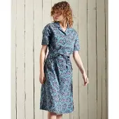 Superdry Printed Kurzarmkleid