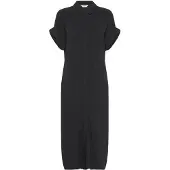 Object Maxi Blusenkleid Schwarz 36