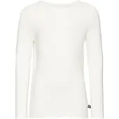 Minymo Longsleeve "Longsleeve MIBlouse", Mädchen, Gr. 134, weiß, Obermaterial: 93% Viskose CV. 7% Elasthan EL., Blusen Longsleeve