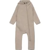 Mikk-Line - Wool Baby Suit with Ears - Overall Gr 68 grau