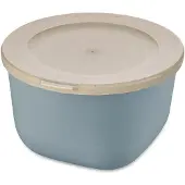 Koziol Frischhaltedose CONNECT BOX 1 mit Deckel, 1 Liter, Zeitlose Brotdose für ein luftdichtes Aufbewahren von Lebensmitteln, Farbe: blau