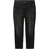 Sheego Stretch-Jeans in black denim | Gr.: 54