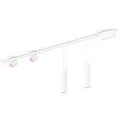 Philips Hue Perifo Basis-set Gerade Deckenleuchte Weiß (2 Spots, 2 Pendel)