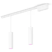 Philips Hue Perifo Basis-set Gerade Deckenleuchte Weiß (2 Pendel)