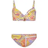 O'Neill Julia Wb - Rita Moulded Wire Bikini Set yellow scarf print (32013) 44C
