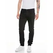 Replay 1100000002199 "Anbass", Herren, Gr. 33, Länge 34, schwarz (schwarz fb1), Denim/Jeans, Obermaterial: 74% Baumwolle, 22% Polyester, 4% Elasthan, slim fit normal, Jeans 1100000002199
