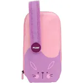 Milan – 4-in-1 Etui, Farbe Lila, Serie "Fun Animals" – voll