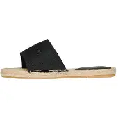 Superdry für Damen. WF310223A Schwarze Espadrilles aus Segeltuch (37), Stoff, Flach, Keine, Lässig