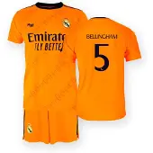 Real Madrid 24/25 Bellingham Weg Kurzarm Junior Set