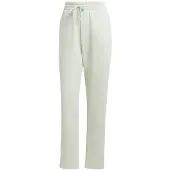 Adidas Sporthose SPORTSWEAR "ESSENTIALS SMALL LOGO FEEL COZY OPEN HEM", Damen, Gr. XL, N-Gr, grün (linen grün, normal, gr.), Obermaterial: 70% Baumwolle, 30% Polyester, Hosen Sporthose