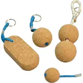 Talamex Kork Schlüsselanhänger 2 Kugeln 50 Mm 10 Einheiten