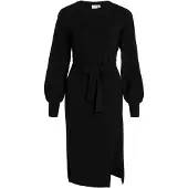 Vila Strickkleid in Black | Gr.: XS