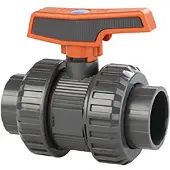Cepex 37052 Pvc-u Ø2 Kugelhähne Standardserie Ptfe Epdm Bsp Innengewinde Schwarzer Punkt
