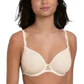 Anita T-Shirt-BH "Spacer Bügel BH Colette", Damen, Gr. 85, Cup D, beige (crystal), Stoff, Obermaterial: 52% Polyester PES. 33% Polyamid PA. 15% Elasthan EL., BHs T-Shirt-BH