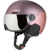 Uvex Wanted Visor bramble - antique rose mat silver mirror 54-58 cm