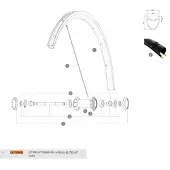 Mavic Aksium Elite Ust 19/20 Felge