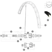 Mavic Xa Elite Tubeless Felge