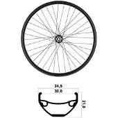 Mvtek 27.5´´ Boost Tubeless Mtb Vorderrad