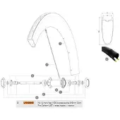 Mavic Comete Pro Carbon Ust Linke Speichen 12 Einheiten