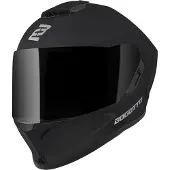 Bogotto Phantom Matt Schwarz Fiberglass Integralhelm Größe S