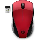 HP Wireless-Maus 220 (Sunset Red), Optisch, RF Wireless, Schwarz, Rot