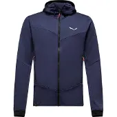 Salewa - Sella Crevasse Hooded Jacket - Fleecejacke Gr 48 blau