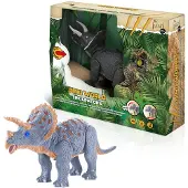 Tachan Gehender Triceratops-figur Mit Licht Und Sound