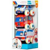MOLTO 3er-set Friktionsautos