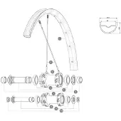 Mavic Deemax Pro Sh Vorderradfelge