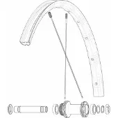 Mavic Front/rear Allroad Sl Road+ Rennradfelge