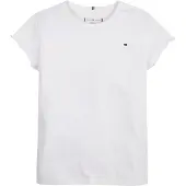 Tommy Hilfiger T-Shirt "ESSENTIAL RUFFLE SLEEVE TOP", mit gewelltem Ärmelabschluss