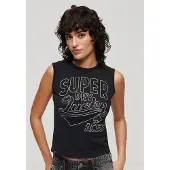 Superdry Retro Embellished ärmelloses T-shirt